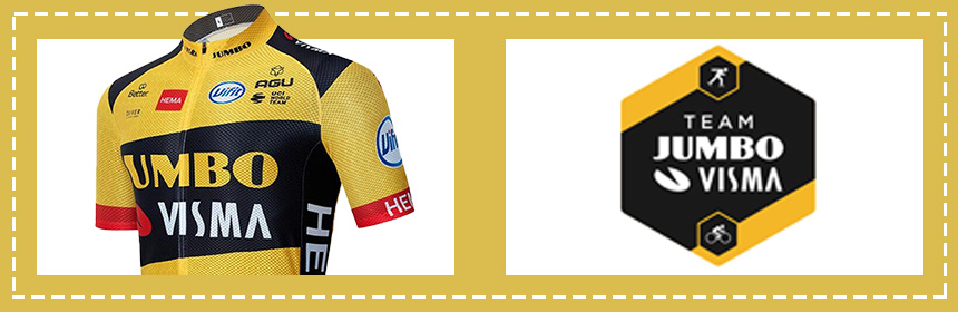 maillot cyclisme Jumbo Visma 2020-2021